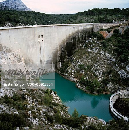 Bimont Dam, Provence, Frankreich