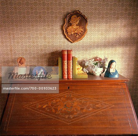 Top of Old Fashioned Desk