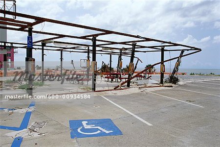 Hurricane Damage, Biloxi, Mississippi, USA