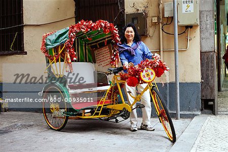 Tricycle Taxi, Macau, China