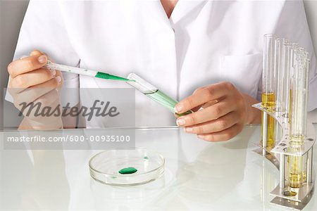 Doctor Performing Test