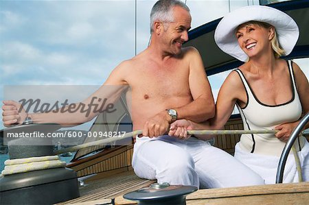 Couple on Yacht