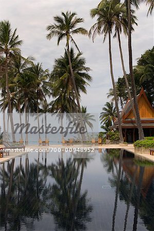 Piscine extérieure au Resort, Thailand