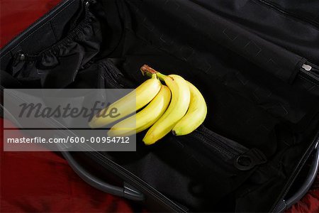 Bananes en valise