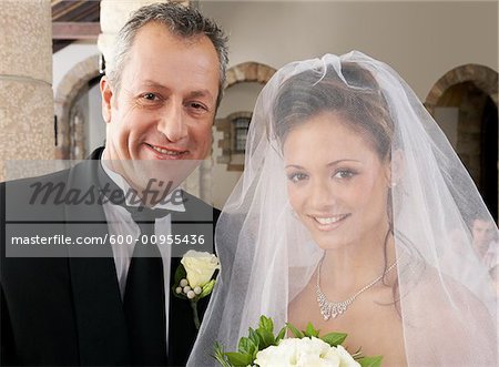 Bride With Father at Wedding