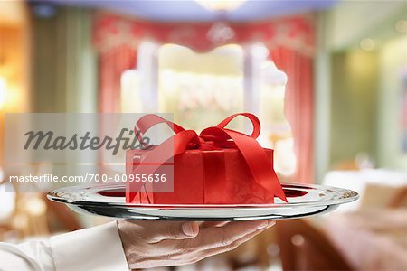 Gift on Tray
