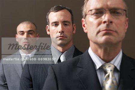 Portrait des hommes d'affaires