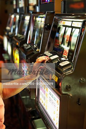 Woman at Slot Machine