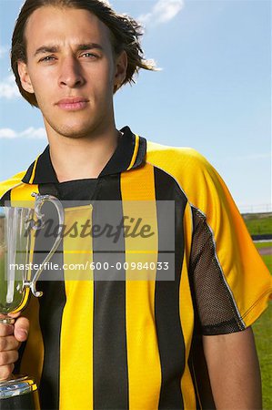 Portrait of Soccer Champion