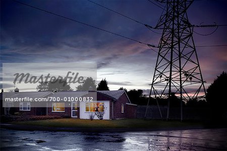 Power Lines and Houses