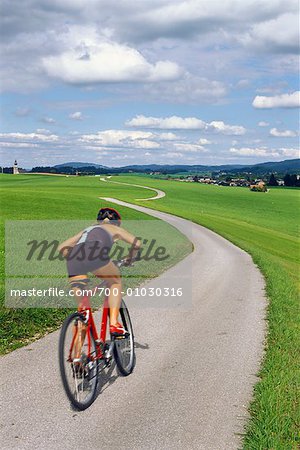 Woman Cycling