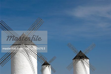 Moulins à vent, Castilla-la Mancha, Campo de Criptana