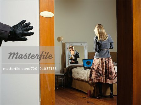 Woman in Bedroom