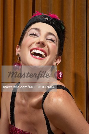 Portrait of Woman Laughing