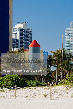 Bâtiments dans une ville, Miami, Floride, USA