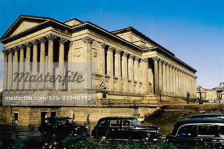 Vue latérale d'un palais de justice, Liverpool, Angleterre