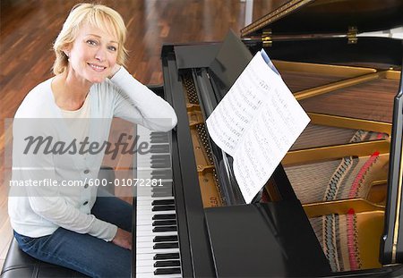 Woman at Piano