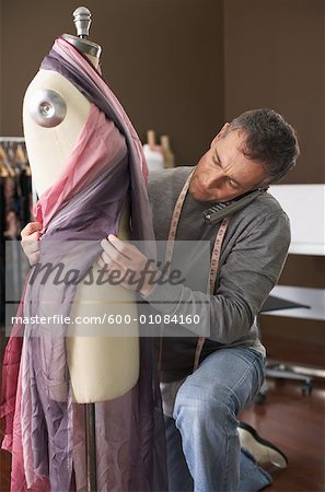 Man Designing Fashion