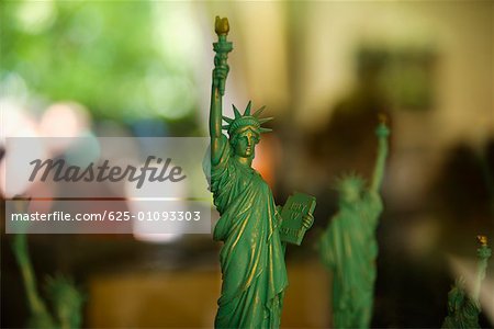 Close-up of a replica of Statue Of Liberty, New York City, New York State, USA