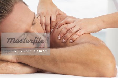 Man Getting Massage