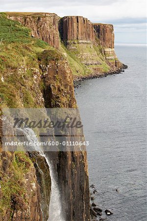 Kilt Rock, île de Skye, en Ecosse