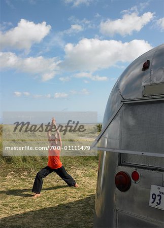 Woman Doing Yoga