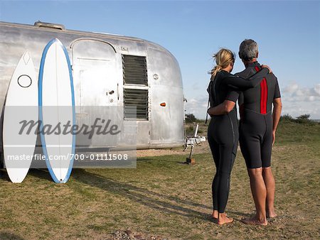 Vue arrière du Couple