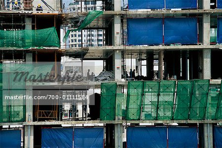 Highrise Construction in Bangkok, Thailand