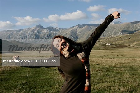 Excited Woman, Abruzzi, Italy