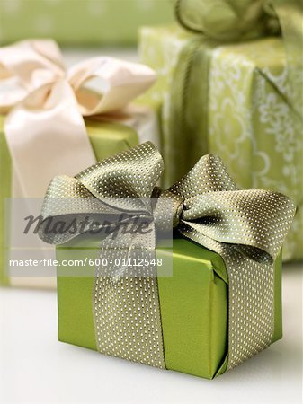 Close-up of Presents