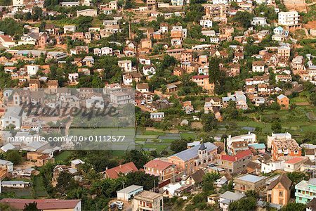 Overview of Antananarivo, Madagascar