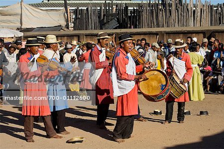 Mpihira Gasy Street Musicians, Antananarivo, Madagascar