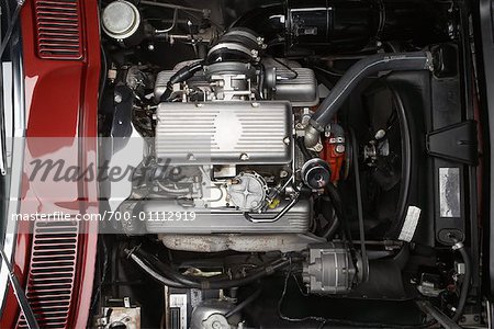 Motor des 1965 Chevrolet Corvette Stingray