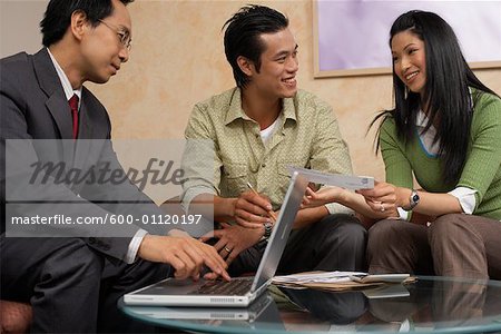 Man and Woman Meeting with Accountant