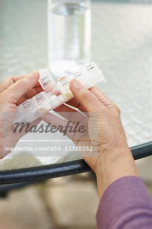 Woman Taking Pills