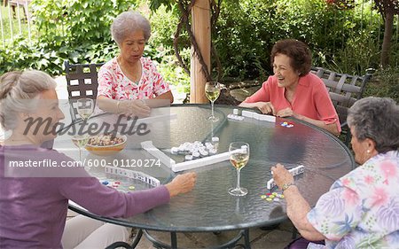 Women Playing Game Outdoors