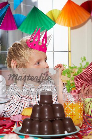 Children at Birthday Party