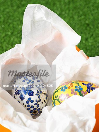 Easter Eggs in Box