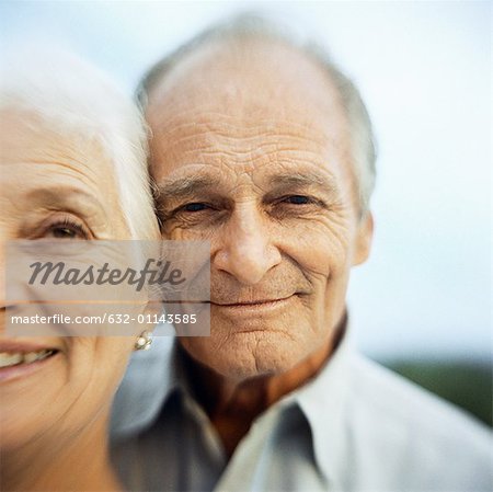 Portrait of senior man and woman
