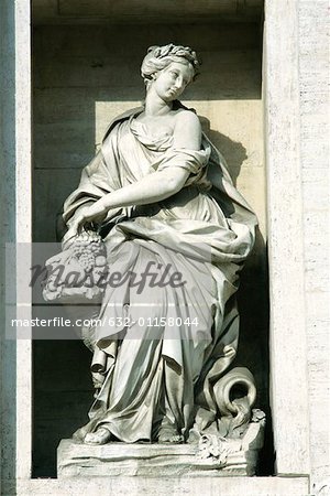 Italy, Rome, statue from Trevi fountain