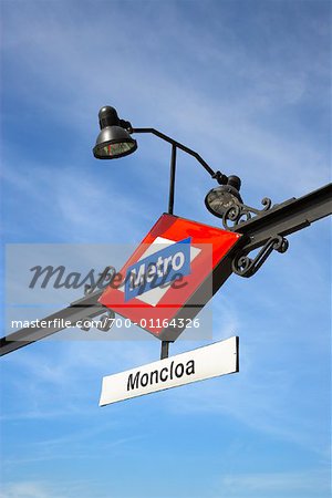 Metro Sign, Madrid, Spain
