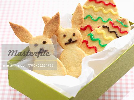 Easter Cookies in Box