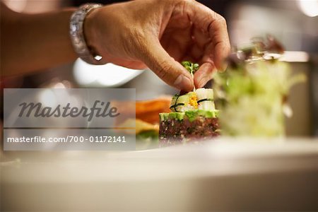 Person Preparing Meal