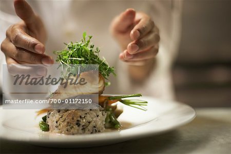 Chef Preparing Meal