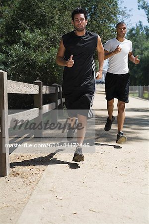 Men Jogging