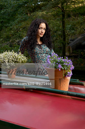 Woman on Boat