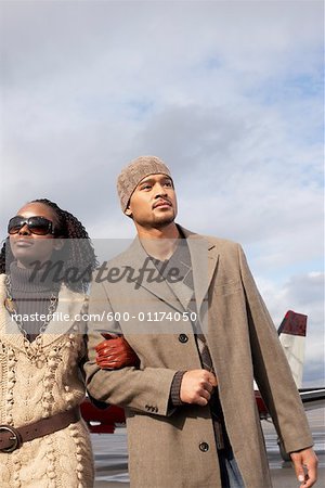 Couple at Airport