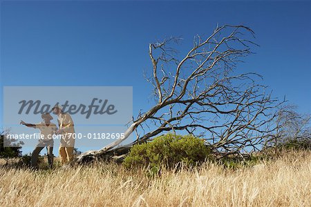 Hommes sur Safari, Western Cape, Afrique du Sud