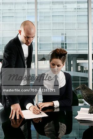 Geschäftsleute im Büro