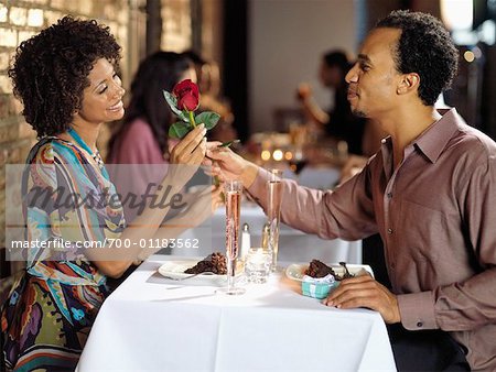 Couple au Restaurant